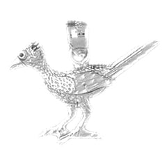 14K or 18K Gold Roadrunner Pendant