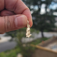 10K, 14K or 18K Gold Owl Pendant