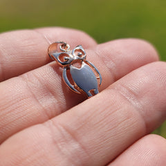 10K, 14K or 18K Gold Owl Pendant