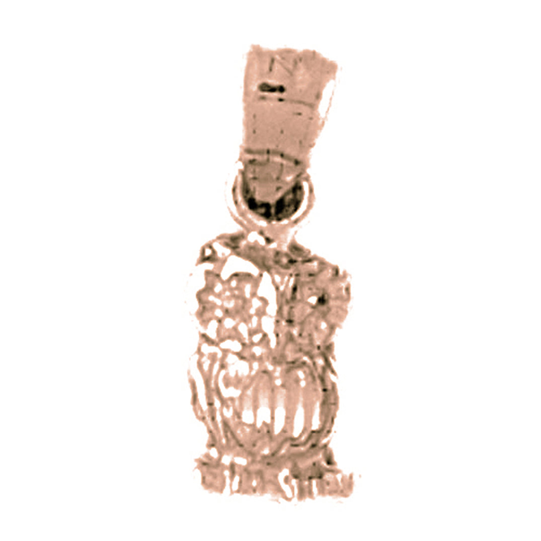 14K or 18K Gold Owl Pendant
