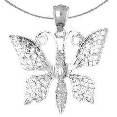 Colgante Mariposas en Oro de 10K, 14K o 18K
