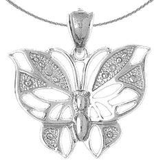 Colgante Mariposas en Oro de 10K, 14K o 18K