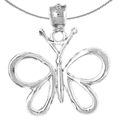 Colgante de Mariposas en Oro de 14K o 18K