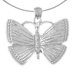 Colgante Mariposas en Oro de 10K, 14K o 18K