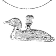 Entenanhänger aus 10 Karat, 14 Karat oder 18 Karat Gold