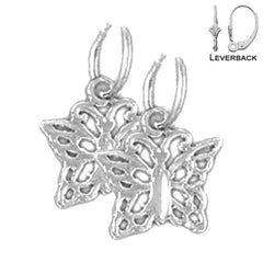 14K or 18K Gold Butterfly Earrings