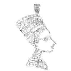 10K, 14K or 18K Gold Nefertiti Pendant