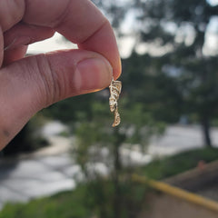 14K or 18K Gold Nefertiti Pendant