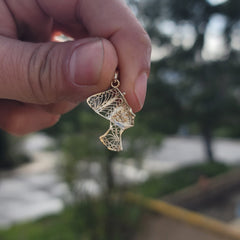 14K or 18K Gold Nefertiti Pendant