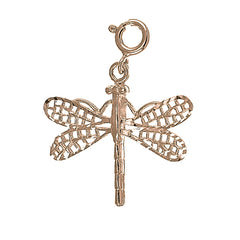 14K or 18K Gold Dragonfly Pendant