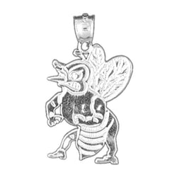 14K or 18K Gold Bee Pendant