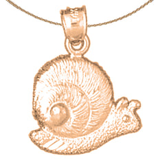 Colgante de Caracol de Oro de 14K o 18K