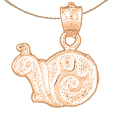 Colgante de Caracol de Oro de 14K o 18K