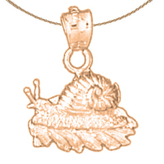 Colgante de Caracol de Oro de 14K o 18K