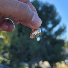 10K, 14K or 18K Gold 3D Football Pendant