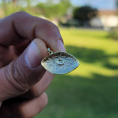 10K, 14K or 18K Gold Football Pendant