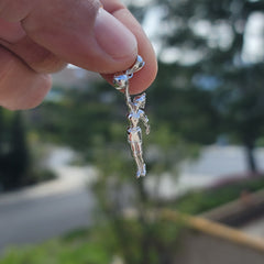 10K, 14K or 18K Gold Basketball Player Pendant