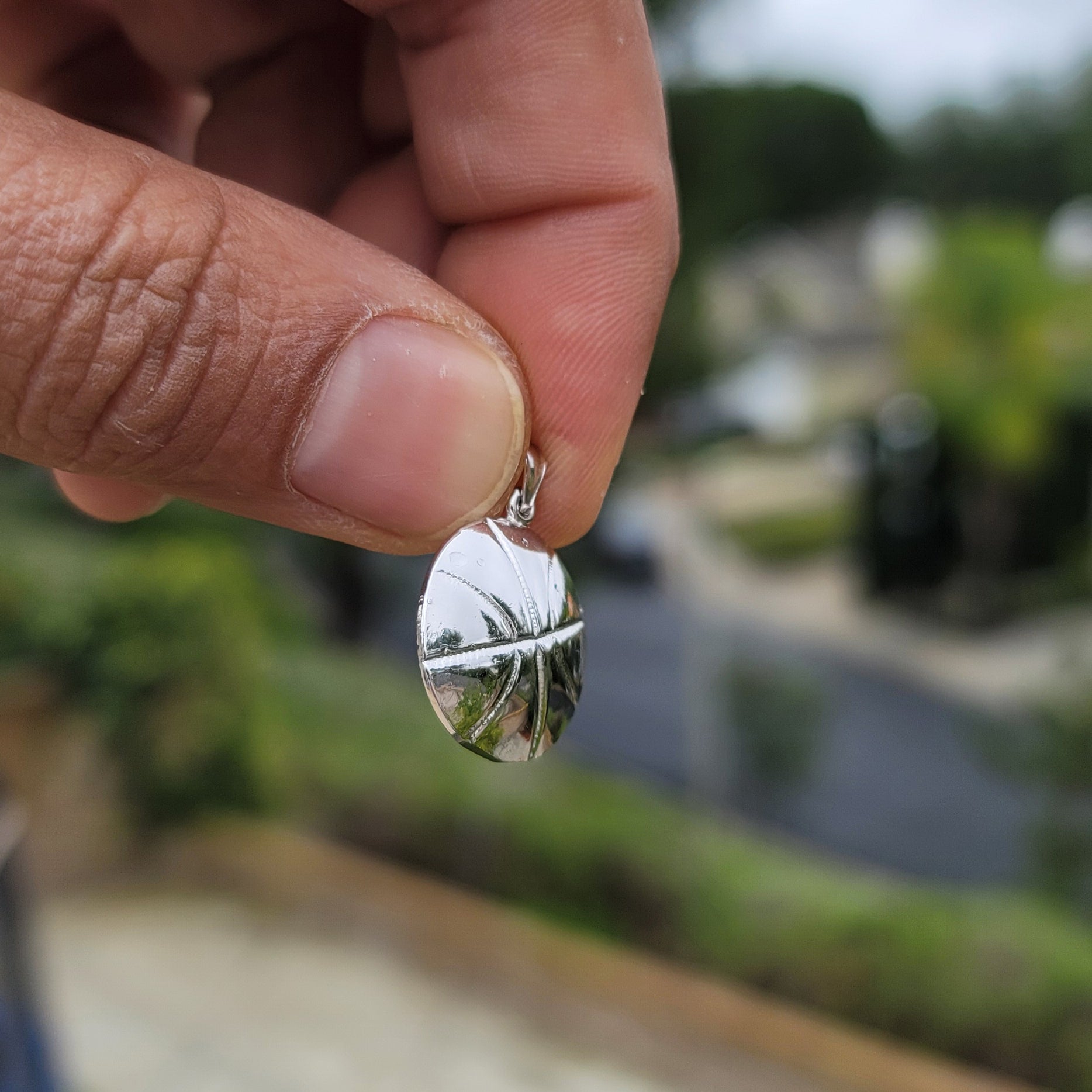 10K, 14K or 18K Gold Basketball Pendant