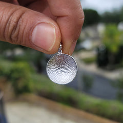 10K, 14K or 18K Gold Basketball Pendant