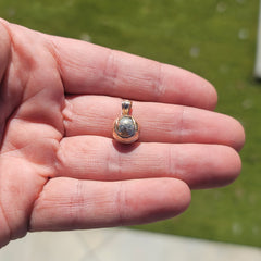 10K, 14K or 18K Gold 3D Basketball Pendant