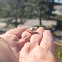 10K, 14K or 18K Gold 3D Basketball Pendant