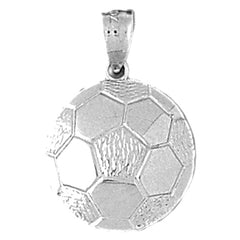 14K or 18K Gold Soccer Ball Pendant
