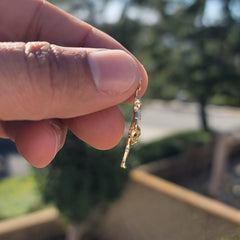 Fußballspieler-Anhänger aus 14 Karat oder 18 Karat Gold