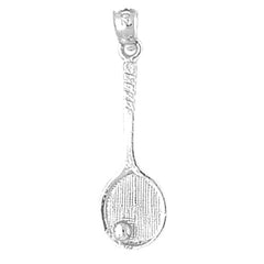 14K or 18K Gold Tennis Racquets Pendant