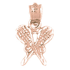 14K or 18K Gold Tennis Ball Pendant