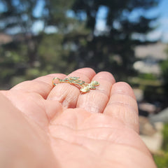 10K, 14K or 18K Gold Golf Club Pendant
