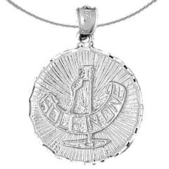 10K, 14K or 18K Gold Hole In One Pendant