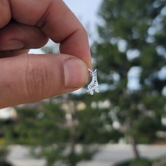 14K or 18K Gold Roller Skates Pendant