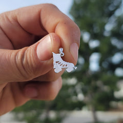 14K or 18K Gold Roller Skates Pendant