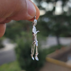 Colgante de Karate de Artes Marciales de Oro de 10K, 14K o 18K