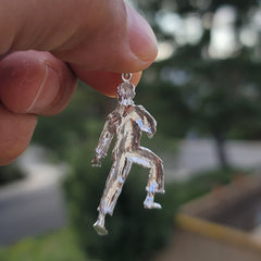 Colgante de Karate de Artes Marciales de Oro de 10K, 14K o 18K