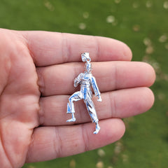 Colgante de Karate de Artes Marciales de Oro de 10K, 14K o 18K