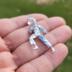 Colgante de Karate de Artes Marciales de Oro de 10K, 14K o 18K