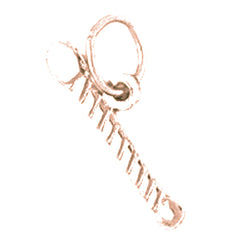 14K or 18K Gold Cheerleader Pendant