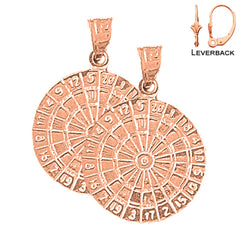 Pendientes de dardos de oro de 14 quilates o 18 quilates