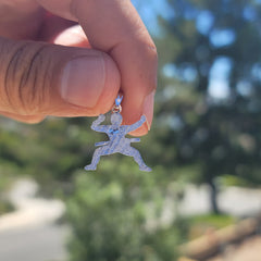 14K or 18K Gold Ninja Pendant