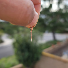 14K or 18K Gold Gymnast Pendant