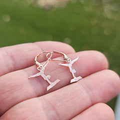 14K or 18K Gold Gymnast Pendant