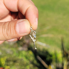 14K or 18K Gold Gymnast Pendant
