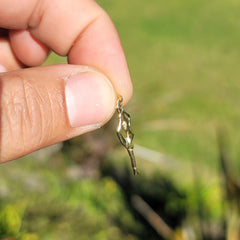 14K or 18K Gold Gymnast Pendant