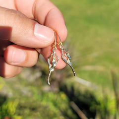 14K or 18K Gold Gymnast Pendant