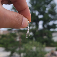 14K oder 18K Gold Läufer Anhänger