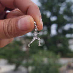 14K oder 18K Gold Läufer Anhänger