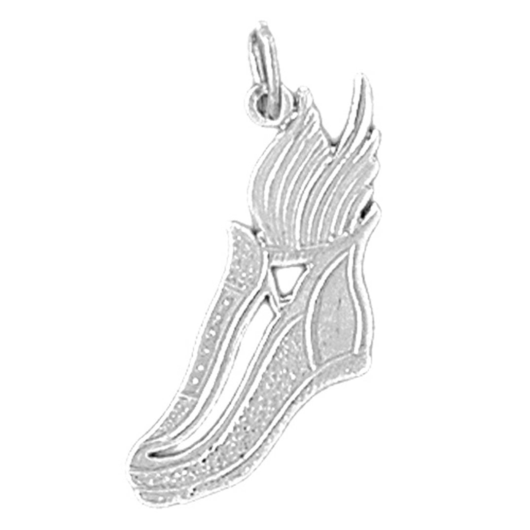 14K or 18K Gold Tennis Shoes Pendant