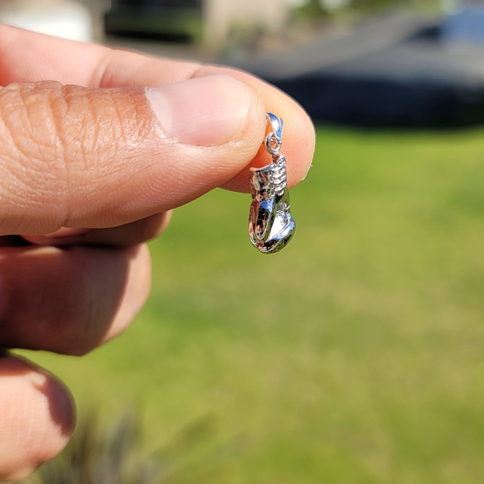 14K or 18K Gold Boxing Gloves Pendant