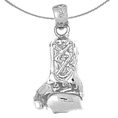 10K, 14K or 18K Gold Boxing Gloves Pendant